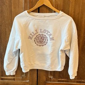 Nili Lotan chalk sweatshirt XS